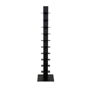 EE Test Vendor Sapiens Steel Bookcase Tower Slim Sturdy Shelving Unit for Modern Home or Office Organization Anthracite EETEST-94200ANTH-KIT