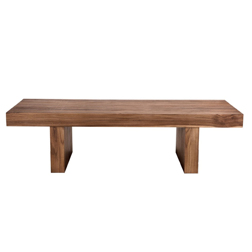 Noir Kobe Coffee Table in Solid Teak - Modern Minimalist Design with Natural Warmth for Living Rooms EG-11T