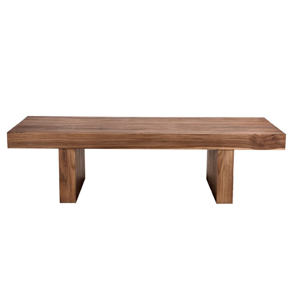 Noir Kobe Coffee Table in Solid Teak - Modern Minimalist Design with Natural Warmth for Living Rooms EG-11T