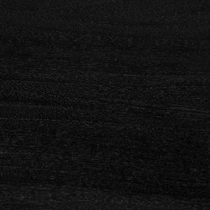 Noir Kyoto Bench - Handcrafted Solid Munggur Wood with Burnt Black Finish for Modern Minimalist Interiors EG-8BB