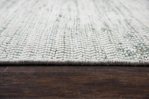 Rizzy Ellington EG201A Hand Woven Casual/Solid  Jute / Wool  Rug Turquoise 8' x 10'