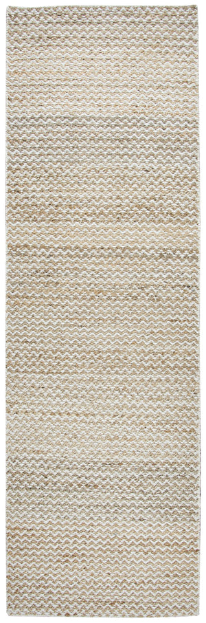 Rizzy Ellington EG9030 Hand Woven Casual/Solid  Jute / Wool  Rug Natural  2'6" x 8'