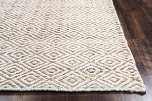 Rizzy Ellington EG9034 Hand Woven Casual/Solid  Jute / Wool  Rug Natural  8' x 10'