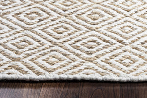 Rizzy Ellington EG9034 Hand Woven Casual/Solid  Jute / Wool  Rug Natural  8' x 10'