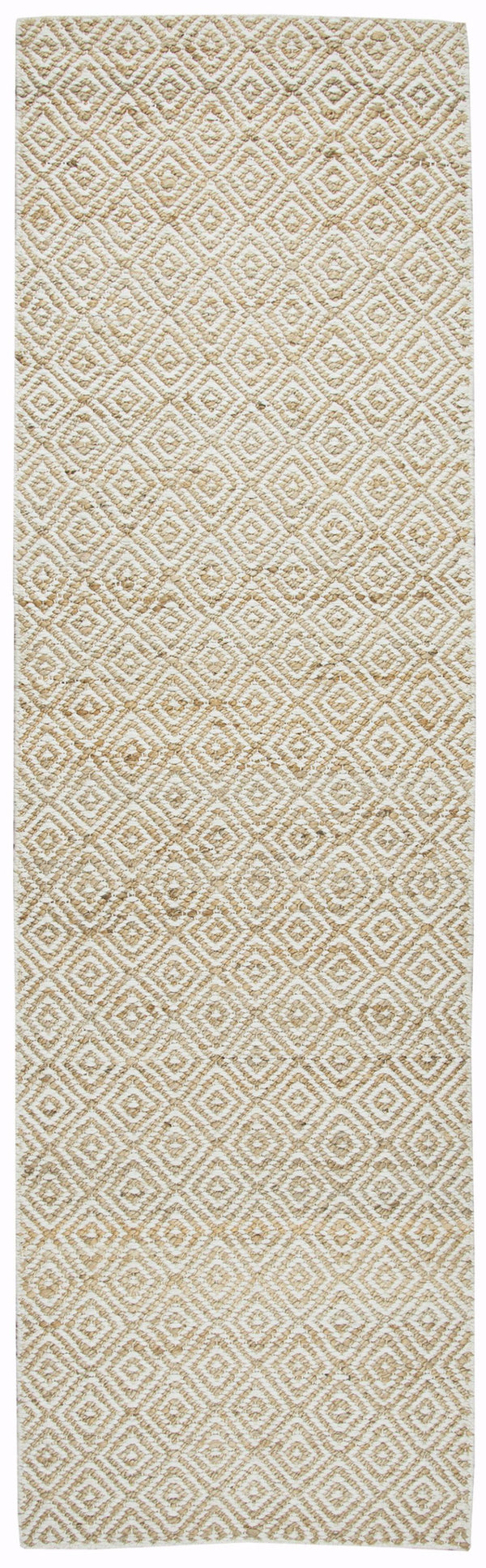 Rizzy Ellington EG9034 Hand Woven Casual/Solid  Jute / Wool  Rug Natural  2'6" x 8'