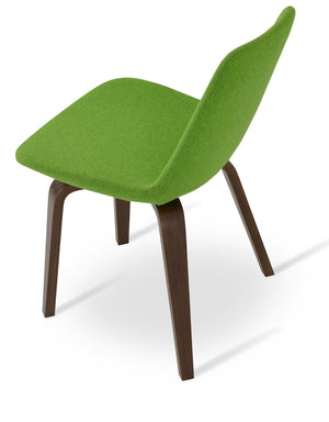 Soho Concept Eiffel Plywood Dining Chair With Luxurious Fabric Options & 10-year Guarantee - Elegant & Sturdy Walnut  Soho-concept-dining-chair-03665