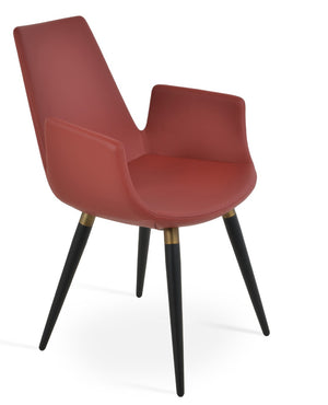 Soho Concept Eiffel Ana Chair - Stylish Dining Chair In Boucle, Velvet & Nubuck Fabrics With 10-year Guarantee! Black,Gold,Red  Soho-concept-dining-chair-02700