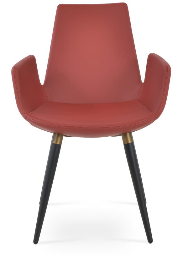 Soho Concept Eiffel Ana Chair - Stylish Dining Chair In Boucle, Velvet & Nubuck Fabrics With 10-year Guarantee! Black,Gold,Red  Soho-concept-dining-chair-02700