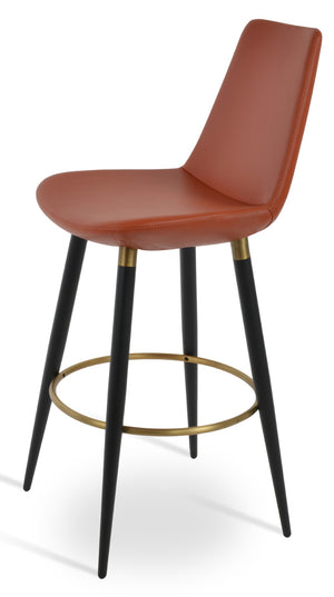 Soho Concept Eiffel Ana Barstools & Counterstools - Chic Boucle, Velvet & Nubuck Fabrics With 10-year Guarantee Black,Gold  Soho-concept-dining-chair-08126