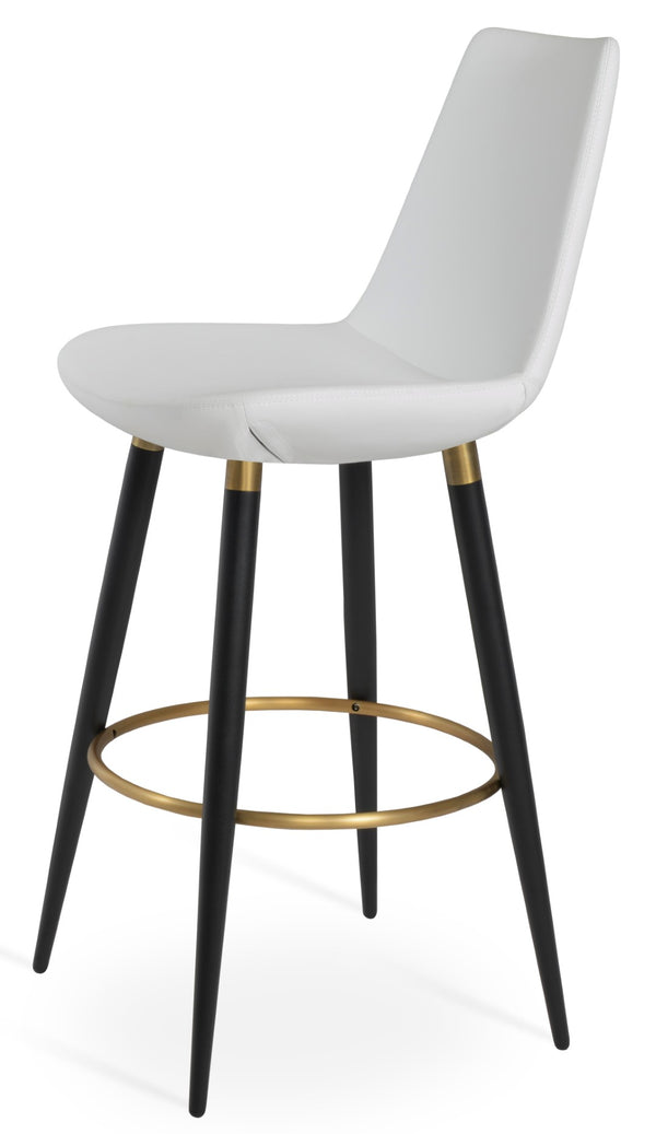 Soho Concept Eiffel Ana Barstools & Counterstools - Chic Boucle, Velvet & Nubuck Fabrics With 10-year Guarantee Black,Gold,White  Soho-concept-dining-chair-08124