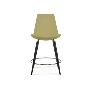 Soho Concept Eiffel Ana Counter & Barstools - Stylish Designs In Boucle, Velvet, And Nubuck Fabrics, 10-year Warranty Green,Black,Chrome  Soho-concept-dining-chair-06735