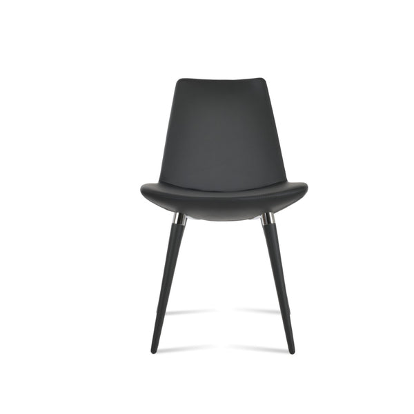 Soho Concept Eiffel Ana Chair - Stylish Dining Chair In Boucle, Velvet & Nubuck Fabrics With 10-year Guarantee! Black,Chrome  Soho-concept-dining-chair-02691
