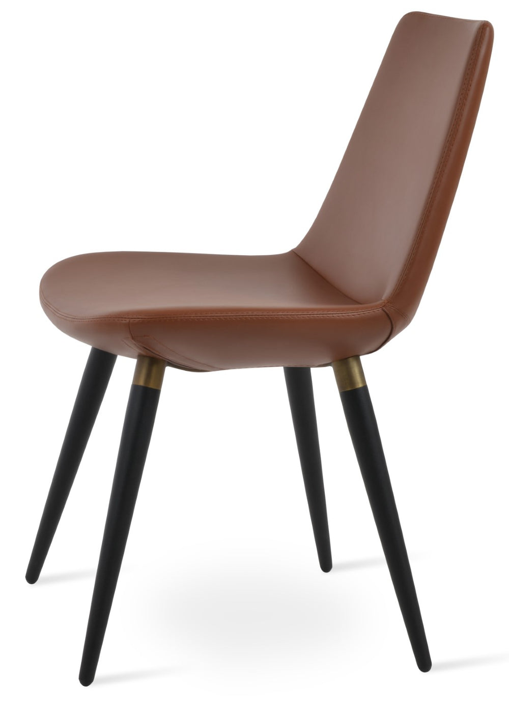 Soho Concept Eiffel Ana Armchair - Luxurious Boucle, Velvet, And Nubuck Fabrics With 10-year Warranty Options! Black,Gold  Soho-concept-dining-chair-02681