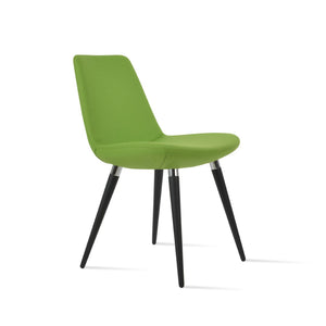 Soho Concept Eiffel Ana Chair – Stylish Dining Chair With Camira Blazer Wool, 10-year Guarantee, Made In Turkiye Black,Chrome  Soho-concept-dining-chair-02692