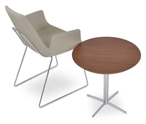 Soho Concept Eiffel Arm Wire Counter & Bar Dining Chair - Chic Boucle, Velvet, Nubuck Fabrics, 10-year Guarantee! Chrome  Soho-concept-dining-chair-03010