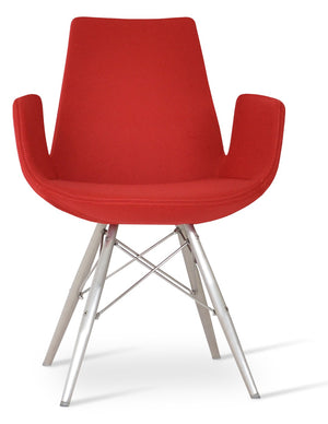 Soho Concept Eiffel Arm Mw Counter & Bar Stools - Stylish Boucle, Velvet, Nubuck Fabrics With 10-year Guarantee   Soho-concept-dining-chair-02969