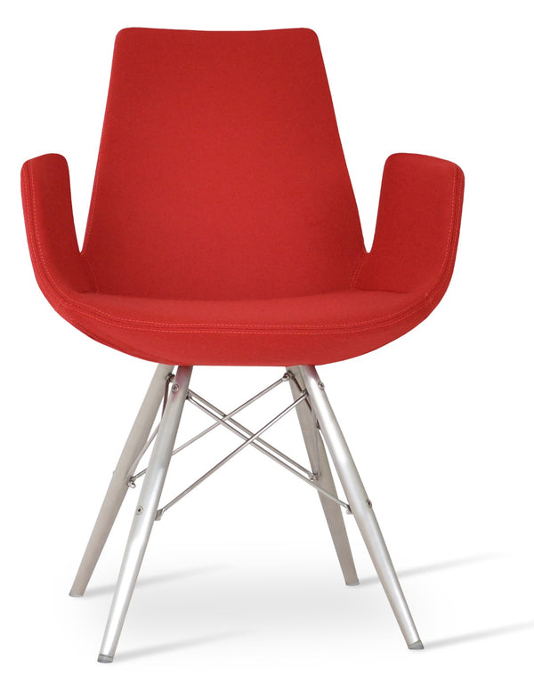 Soho Concept Eiffel Arm Mw Counter & Bar Stools - Stylish Boucle, Velvet, Nubuck Fabrics With 10-year Guarantee   Soho-concept-dining-chair-02969