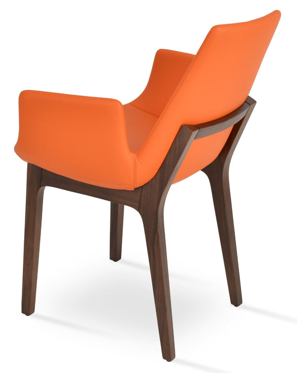 Soho Concept Eiffel Arm Wire Counter & Bar Dining Chair - Chic Boucle, Velvet, Nubuck Fabrics, 10-year Guarantee!   Soho-concept-dining-chair-02710