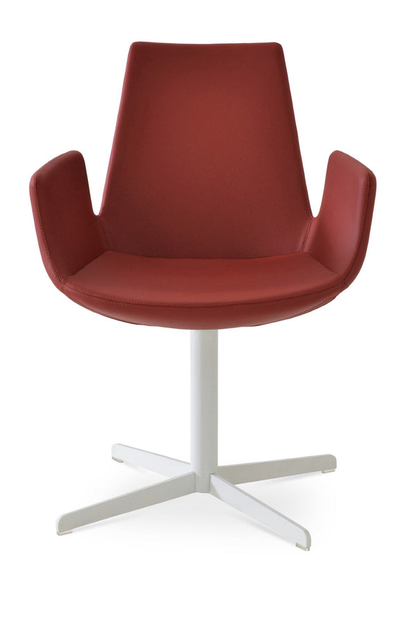 Soho Concept Eiffel Arm Wire Counter & Bar Dining Chair - Chic Boucle, Velvet, Nubuck Fabrics, 10-year Guarantee! Red,White  Soho-concept-dining-chair-02715