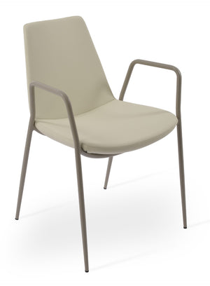 Soho Concept Eiffel Arm Wire Counter & Bar Dining Chair - Chic Boucle, Velvet, Nubuck Fabrics, 10-year Guarantee! Cream  Soho-concept-dining-chair-02778