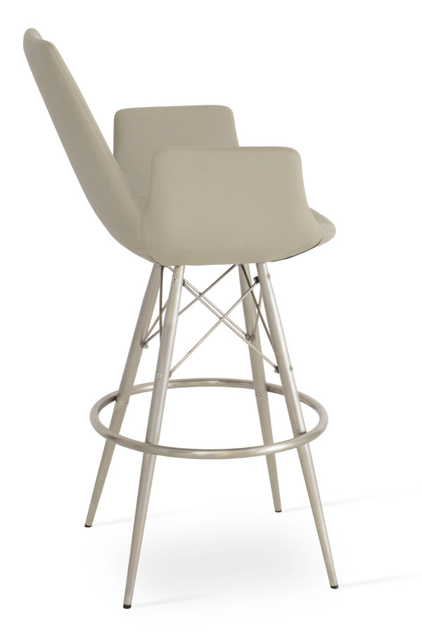 Soho Concept Eiffel Arm Barstools & Counterstools - Luxurious Fabrics, Swivel Option, 10-year Guarantee, Stylish Design   Soho-concept-dining-chair-08226