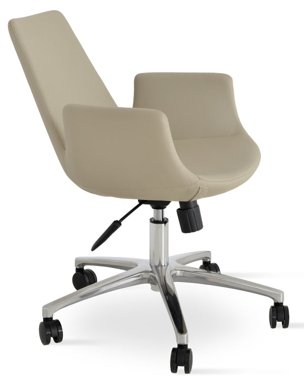 Soho Concept Eiffel Arm Office Chairs With Durable Ppm Seats, Adjustable Heights & 5-year Guarantee For Comfort Bone  Soho-concept-dining-chair-11785