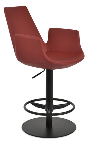 Soho Concept Eiffel Arm Mw Barstools & Counterstools - Stylish Leatherette With Swivel Option, 2-year Warranty! Red  Soho-concept-dining-chair-08235