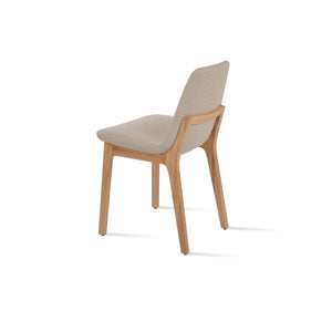 Soho Concept Eiffel Arm Wood Counter & Bar Chair - Stylish Solid Wood With Elegant Fabrics & 10-year Warranty Ash,Natural  Soho-concept-dining-chair-02960