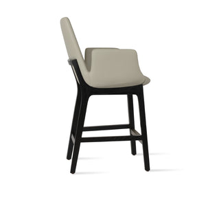 Soho Concept Eiffel Arm Barstools & Counterstools - Premium Camira Fabrics, Solid Wood Base, 10-year Guarantee, Elegant Design Ash  Soho-concept-dining-chair-08203