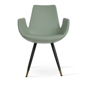 Soho Concept Eiffel Arm Pyramid-mw Dining Chair: Premium Upholstered Comfort With 10-year Guarantee & Stylish Design Black,Gold,Brass  Soho-concept-dining-chair-02898