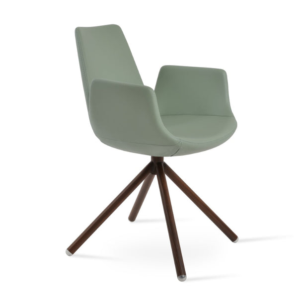 Soho Concept Eiffel Arm Pr-wood Dining Chair With 5-year Guarantee, Stylish Walnut Finish & Durability Design Walnut  Soho-concept-dining-chair-02913