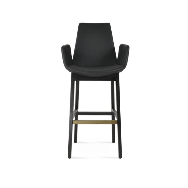 Soho Concept Eiffel Arm Barstools & Counterstools - Premium Wool Fabric, 10-year Guarantee & Stylish Finishes Ash,Black,Brass  Soho-concept-dining-chair-08215