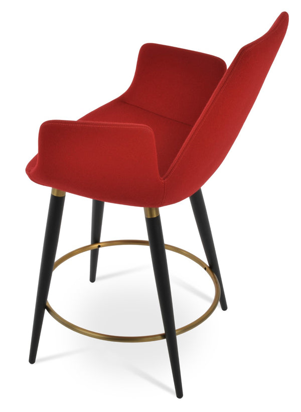 Soho Concept Eiffel Arm Barstools & Counterstools - Stylish Wool Fabric With 10-year Guarantee, Elegant Colors! Black,Gold,Red  Soho-concept-dining-chair-06739