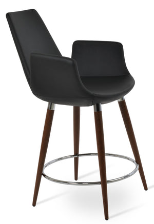 Soho Concept Eiffel Arm Ana Counter & Barstools - Stylish Fabric Options With Durable Design & 10-year Guarantee Walnut,Black  Soho-concept-dining-chair-06740