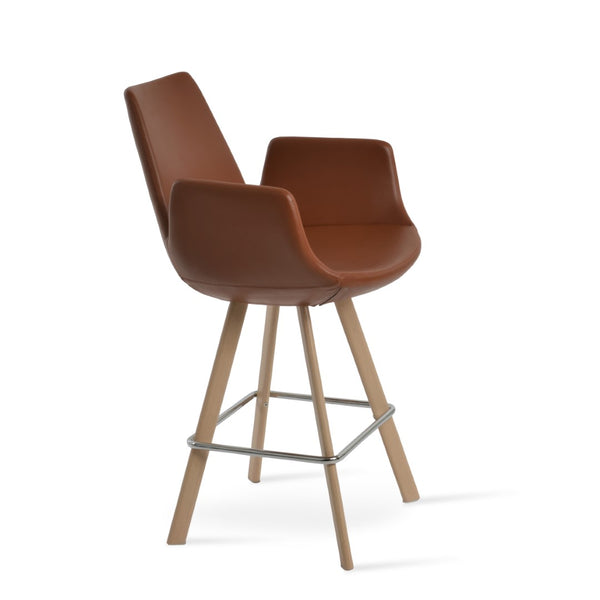 Soho Concept Eiffel Arm Barstools & Counterstools - Luxurious Swivel Options, Custom Fabrics, 10-year Guarantee! Natural  Soho-concept-dining-chair-08183