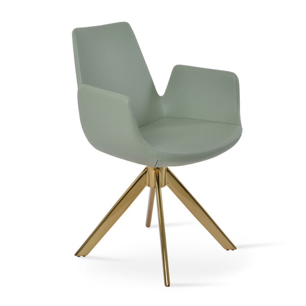 Soho Concept Eiffel Arm Pyramid-mw Dining Chair: Premium Upholstered Comfort With 10-year Guarantee & Stylish Design Gold  Soho-concept-dining-chair-02923