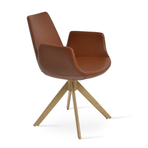 Soho Concept Eiffel Arm Pyramid-mw Dining Chair: Premium Upholstered Comfort With 10-year Guarantee & Stylish Design Natural  Soho-concept-dining-chair-02925