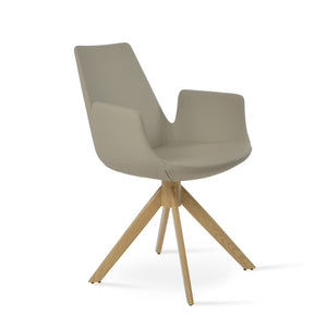 Soho Concept Eiffel Arm Pyramid-mw Dining Chair: Premium Upholstered Comfort With 10-year Guarantee & Stylish Design Natural  Soho-concept-dining-chair-02924