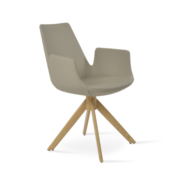 Soho Concept Eiffel Arm Pyramid-mw Dining Chair: Premium Upholstered Comfort With 10-year Guarantee & Stylish Design Natural  Soho-concept-dining-chair-02924