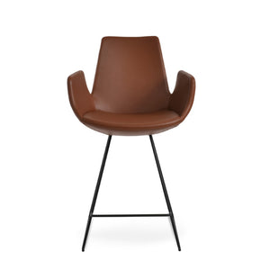 Soho Concept Eiffel Barstools & Counterstools - Stylish Boucle, Velvet, Nubuck Fabrics With 10-year Guarantee! Black  Soho-concept-dining-chair-08187