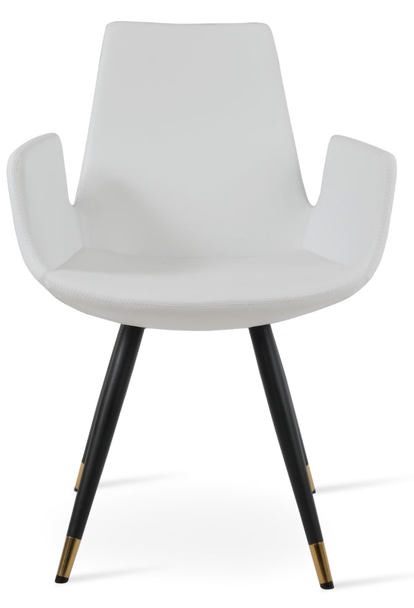 Soho Concept Eiffel Arm Wire Counter & Bar Dining Chair - Chic Boucle, Velvet, Nubuck Fabrics, 10-year Guarantee! Black,Gold,Brass,White  Soho-concept-dining-chair-02897
