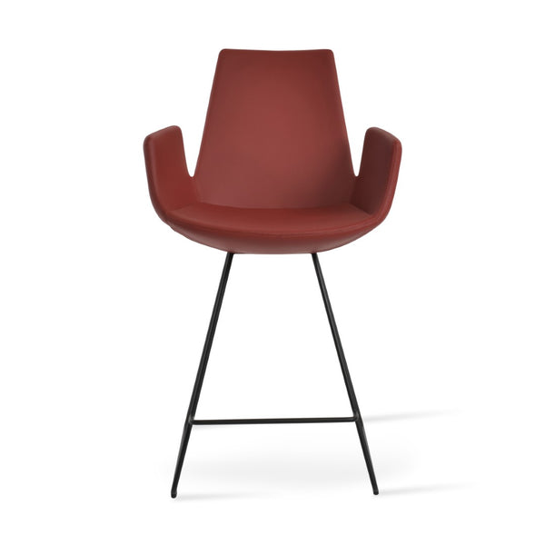 Soho Concept Eiffel Arm Wire Barstools & Counterstools - Stylish Fabrics, Custom Finishes, 10-year Guarantee! Black,Red  Soho-concept-dining-chair-08152