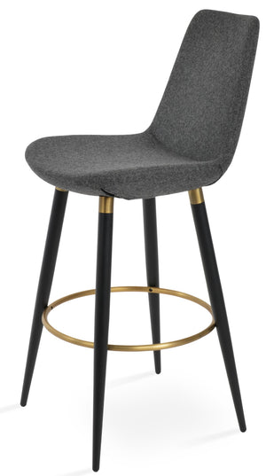 Soho Concept Eiffel Arm Barstools & Counterstools - Stylish Wool Fabric With 10-year Guarantee, Elegant Colors! Black,Gold,Dark Grey  Soho-concept-dining-chair-08138
