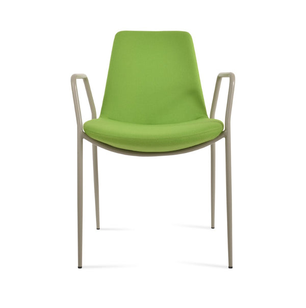 Soho Concept Eiffel Classy Armrest Dining Chair In Camira Blazer Wool & Boucle Fabric - 10-year Guarantee!   Soho-concept-dining-chair-03134