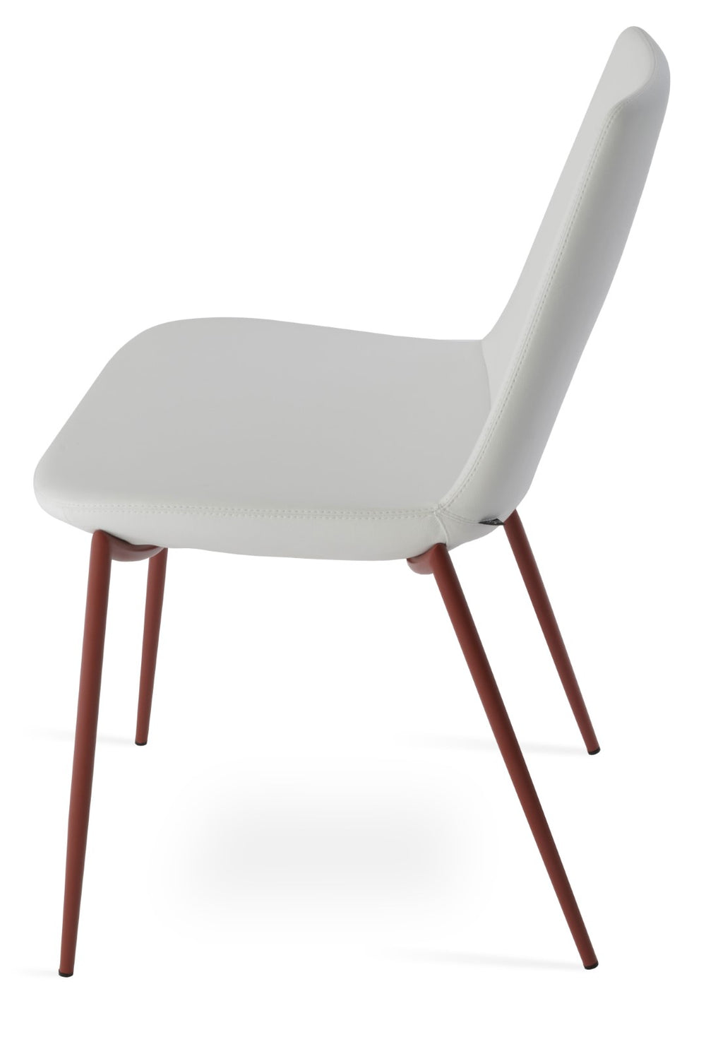 Soho Concept Eiffel Classy Chair - Elegant Dining Seating In Boucle, Velvet & Nubuck Fabrics With 10-year Guarantee Red,White  Soho-concept-dining-chair-03140