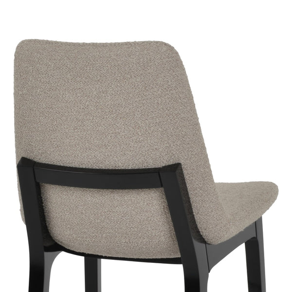 Soho Concept Eiffel Ana Counter & Barstools - Stylish Designs In Boucle, Velvet, And Nubuck Fabrics, 10-year Warranty Black,Chrome,Beige  Soho-concept-dining-chair-06772