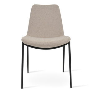 Soho Concept Eiffel Classy Chair - Elegant Dining Seating In Boucle, Velvet & Nubuck Fabrics With 10-year Guarantee Black,Beige  Soho-concept-dining-chair-03170