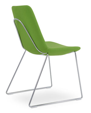 Soho Concept Eiffel Handle Back Dining Chair - Stylish Upholstery Options, 10-year Guarantee, 350 Lb Capacity Chrome  Soho-concept-dining-chair-03181