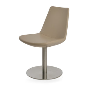 Soho Concept Eiffel Round Swivel Chair - Stylish Leatherette Dining Chair With 2-year Warranty & Durable Design   Soho-concept-dining-chair-03198
