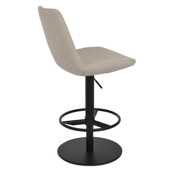 Soho Concept Eiffel Stylish Arm Barstools & Counterstools With Full Footrest - Premium Fabrics, 10-year Guarantee Black,Beige  Soho-concept-dining-chair-06774
